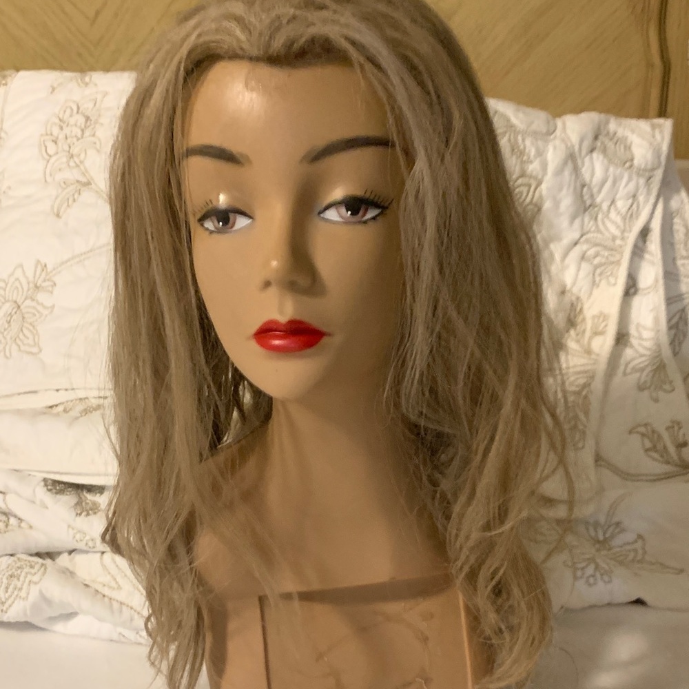 Stylish dark Blonde Wig with highlights for Women only tried on